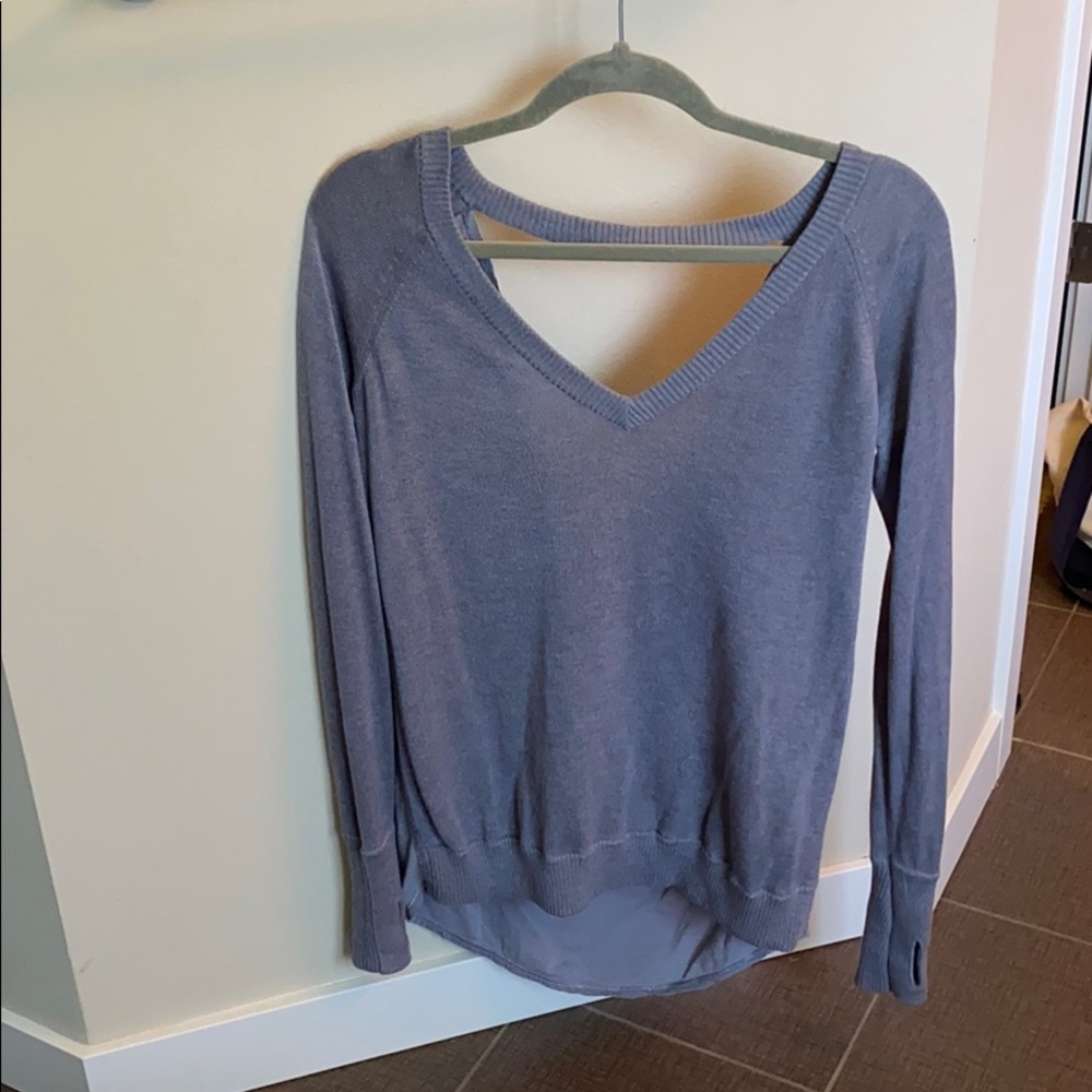 Lululemon sweater Size 6 Grey